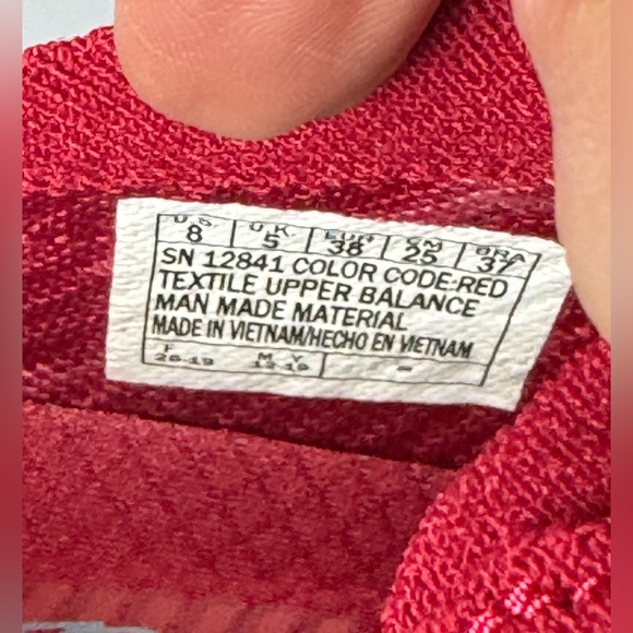 Red Skechers Air Cooling Memory Foam Slip Ons - Size 8 - Picture 11 of 12